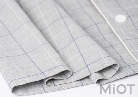 Піжама чоловіча Xiaomi ZaxArt Plaid Cotton Grey size L