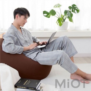 Піжама чоловіча Xiaomi ZaxArt Plaid Cotton Grey size L