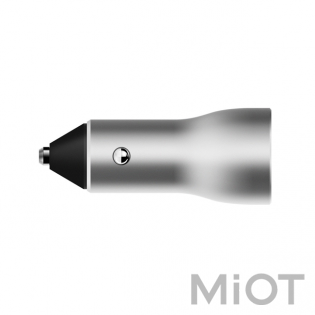 Автомобільний зарядний пристрій Xiaomi ZMi Car Charger with Display Silver AP621