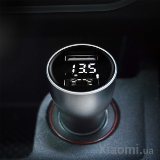 Автомобильное зарядное устройство Xiaomi ZMi Car Charger with Display Silver AP621