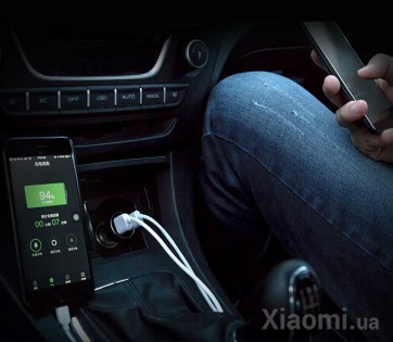 Автомобильное зарядное устройство Xiaomi ZMi Car Charger with Display Silver AP621