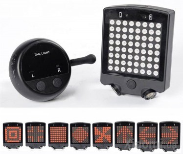 LED фонарь (поворотник) для скутеров A112 с пультом Д/У