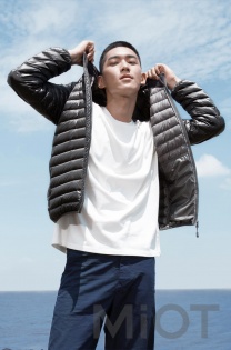 Куртка-пуховик Xiaomi Mi wool thin jacket Metallic XL