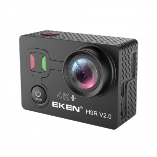 Action камера Eken H9R V2.0 4K с набором креплений и аквабоксом (Черный)