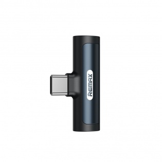 Адаптер Remax Audio Adapter RL-LA03a универсальный (Type-C, 3.5 мм miniJack, черный)