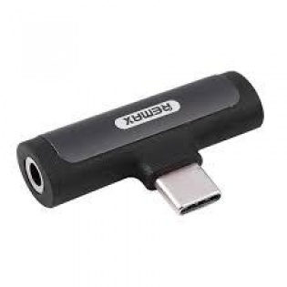 Адаптер Remax Audio Adapter RL-LA03a универсальный (Type-C, 3.5 мм miniJack, черный)