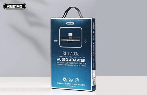 Адаптер Remax Audio Adapter RL-LA03a универсальный (Type-C, 3.5 мм miniJack, черный)