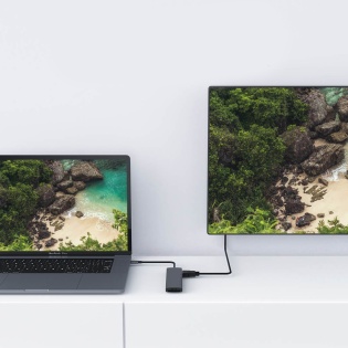 Адаптер (хаб) Xiaomi MiiiW HDMI/USB-C PD/USB-A3.0x3/TF/SD (MWCMA01) 7в1