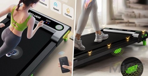 Беговая дорожка с ручным наклоном AKLUER 480L-A