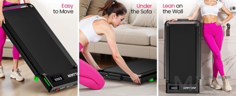 Бігова доріжка Walking Pad Akluer H03 з поручнем