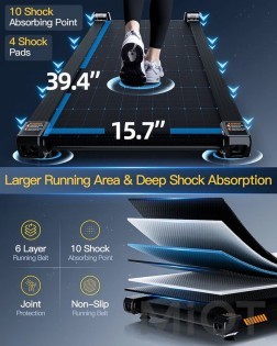Бігова доріжка AKLUER H1 Auto Incline Walking Pad Treadmill