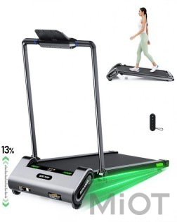 Бігова доріжка з поручнем AKLUER H1-B Auto Incline Walking Pad Treadmill