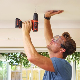 Акумуляторний дриль-шуруповерт Black+Decker BDCDD12-QW (Чорно-помаранчевий)