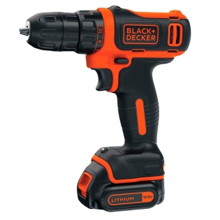Акумуляторний дриль-шуруповерт Black+Decker BDCDD12-QW (Чорно-помаранчевий)