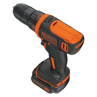 Акумуляторний дриль-шуруповерт Black+Decker BDCDD12-QW (Чорно-помаранчевий)