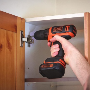 Акумуляторний дриль-шуруповерт Black+Decker BDCDD12-QW (Чорно-помаранчевий)