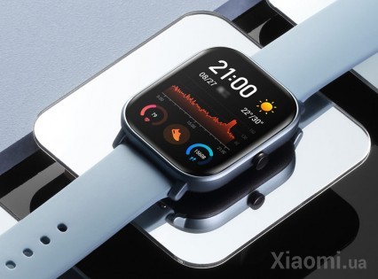 Умные часы Xiaomi Amazfit GTS A1914 Steel Blue
