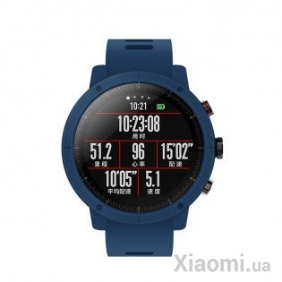 Накладка на часы и браслет Amazfit Stratos Face cover and Strap Dark Blue