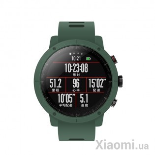 Накладка на часы и браслет Amazfit Stratos Face cover and Strap Dark Green