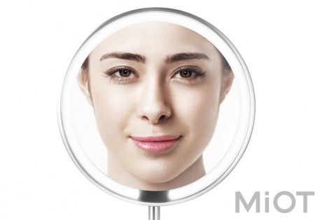 Дзеркало для макіяжу Xiaomi AMIRO LUX High Color Rendering 8` AML001 Matte Rose Gold