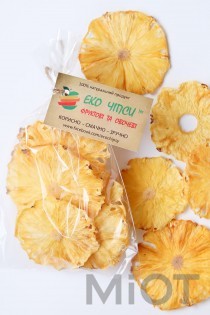 Ананасові чипси 30 г (270-300г свіжого ананаса)