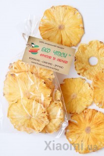Ананасовые чипсы 30 г (270-300г свежего ананаса)