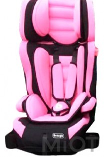 Автомобільне крісло ANMA Baby Сar Seat ECE R44/04 HDPE (9-36 KGS) Pink