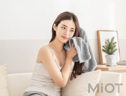 Антибактеріальний рушник Xiaomi COMO LIVING 34х76 Gray
