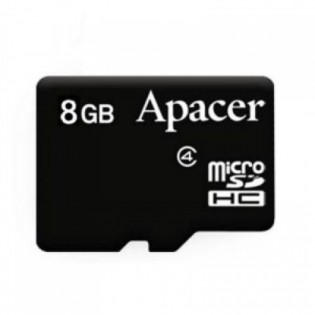 Карта пам’яті Xiaomi Apacer MicroSDHC 8Гб (Class 4) AP8GMCSH4-RA