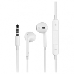 Apple Наушники+ДУ Apple iPod EarPods with Mic (MNHF2ZM/A)