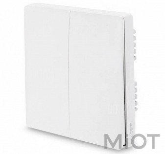 Розумний вимикач Xiaomi Aqara Light Switch (Double-Button) (QBKG03LM / AK014CNW01)