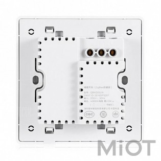 Розумний вимикач Xiaomi Aqara Light Switch (Double-Button) (QBKG03LM / AK014CNW01)