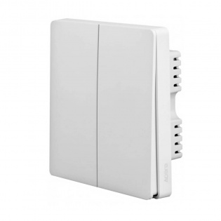 Умный выключатель Xiaomi Aqara Light Switch (Double-Button) (QBKG03LM/AK014CNW01)