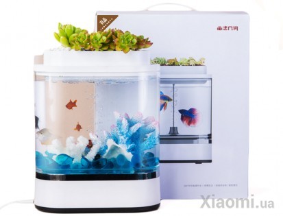 Аквариум Xiaomi Eco Mini fish tank White 203*102*254mm