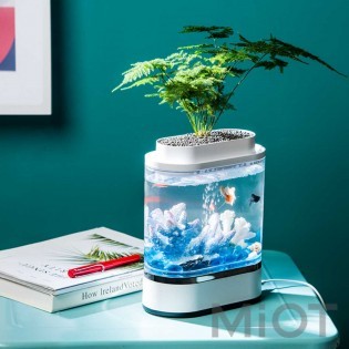Акваріум Xiaomi Eco Mini fish tank White 203*102*254mm