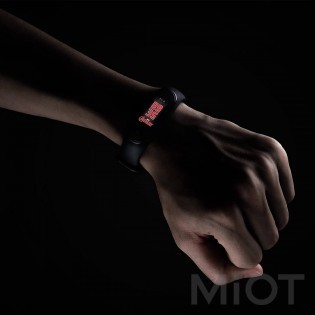 Ремінець для Xiaomi Mi Band 3/4 Avengers Limited Edition Black