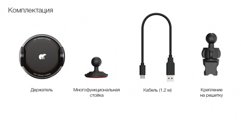 Автодержатель с беспроводной зарядкой Xiaomi Shun Zao Electric Wireless Car Charger (VB1-W)