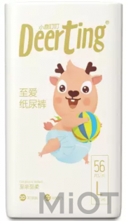 Дитячі підгузки Xiaomi DeerTing L 10-14 kg 56 pcs