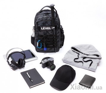 Рюкзак Xiaomi Runmi 90 Ninetygo LEVEL3 Khaki Grey