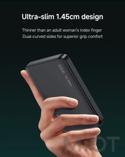 Внешний аккумулятор Xiaomi Neoseek Ultra-Thin Magnetic Power Bank W310 Air 33W 10000mAh Titanium Black (iPB1007s)