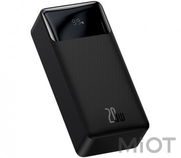 Універсальна батарея Xiaomi Baseus Bipow Digital Display Power bank 30000mAh 20W Black (PPDML-N01)