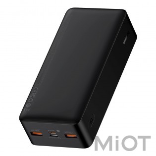 Універсальна батарея Xiaomi Baseus Bipow Digital Display Power bank 30000mAh 20W Black (PPDML-N01)