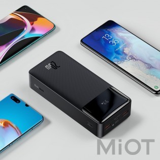 Універсальна батарея Xiaomi Baseus Bipow Digital Display Power bank 30000mAh 20W Black (PPDML-N01)