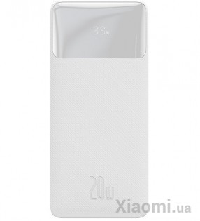 Универсальная батарея Baseus Bipow Digital Display Powerbank 20000mAh 20W White (PPDML-M02)