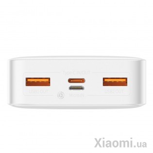 Универсальная батарея Baseus Bipow Digital Display Powerbank 20000mAh 20W White (PPDML-M02)