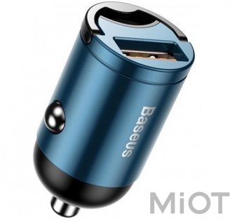 Автомобільний зарядний пристрій Xiaomi Baseus Tiny Star Mini QC3.0 Car 1USB 30W Blue (VCHX-A03)