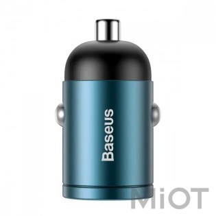 Автомобільний зарядний пристрій Xiaomi Baseus Tiny Star Mini QC3.0 Car 1USB 30W Blue (VCHX-A03)