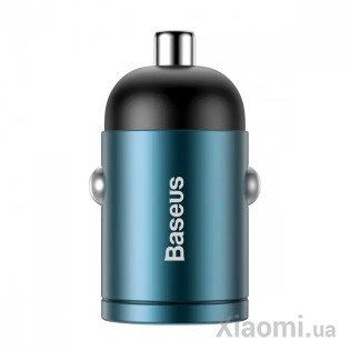 Автомобильное зарядное устройство Xiaomi Baseus Tiny Star Mini QC3.0 Car 1USB 30W Blue (VCHX-A03)