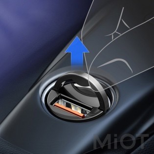 Автомобільний зарядний пристрій Xiaomi Baseus Tiny Star Mini QC3.0 Car 1USB 30W Blue (VCHX-A03)