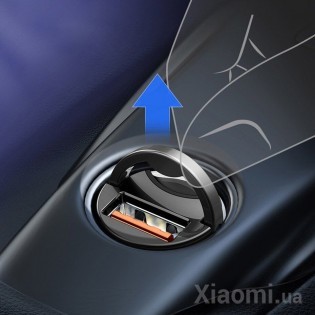 Автомобильное зарядное устройство Xiaomi Baseus Tiny Star Mini QC3.0 Car 1USB 30W Blue (VCHX-A03)